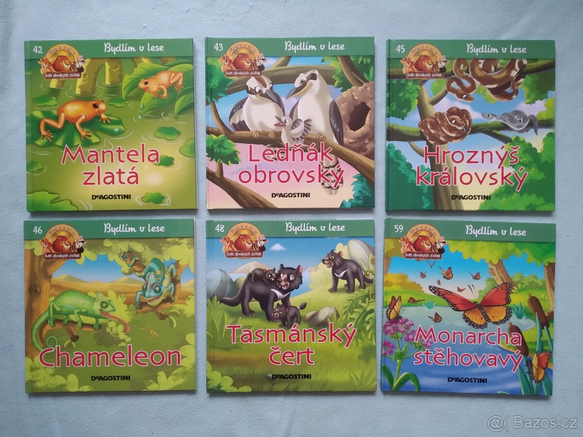 Knihy Bydlím v lese, Bydlím v savaně - 3