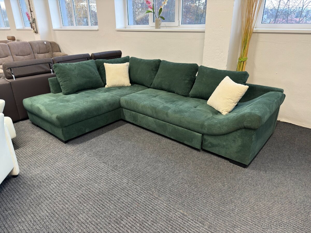 Sedací souprava rohová - rozkládací - NEPOUŽITÉ - 3
