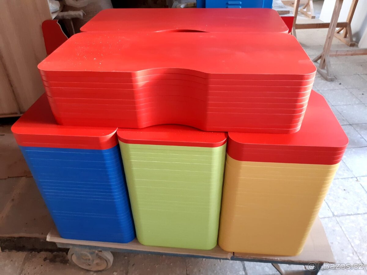 Olepovačka kulatých hran a různých rádiusů z lamino desek. . - 3