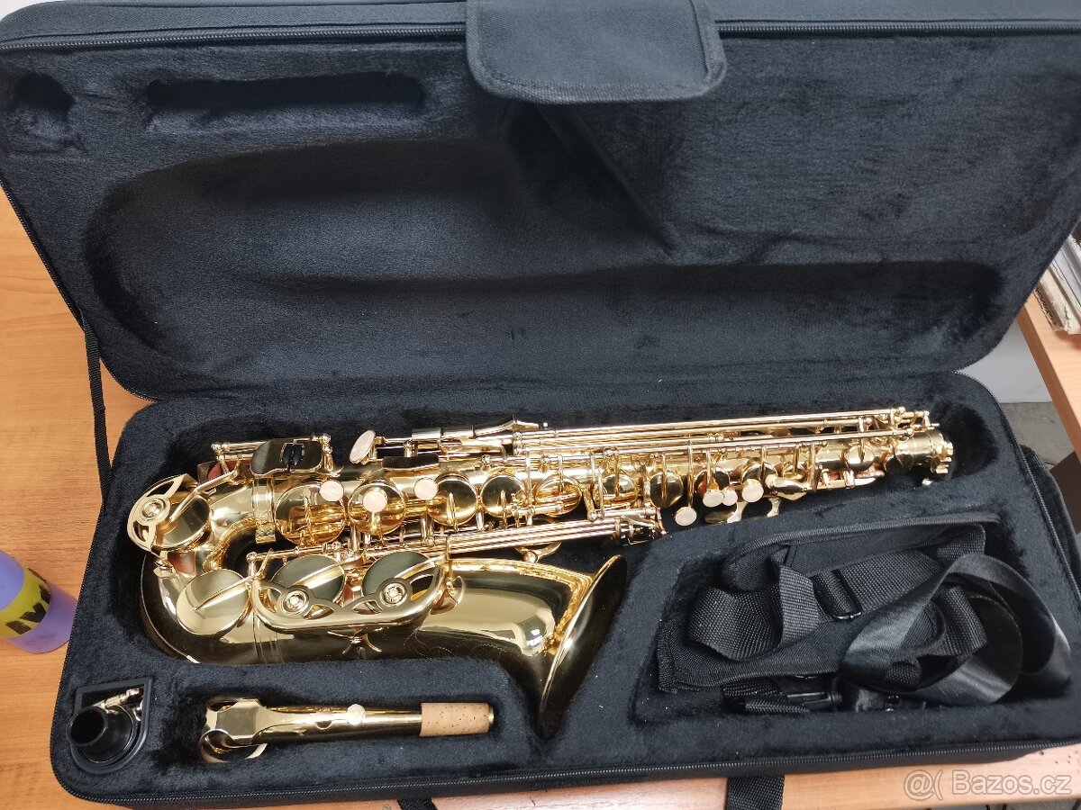 Alt saxofon Belcanto - zlatý lak s pouzdrem - 3