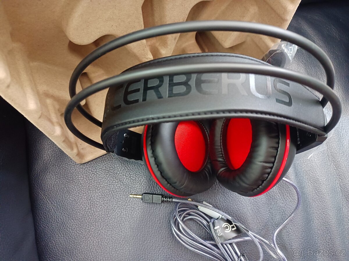 Sluchátka drátová Asus Cerberus Headset, NOVÁ, NEPOUŽITÁ - 3