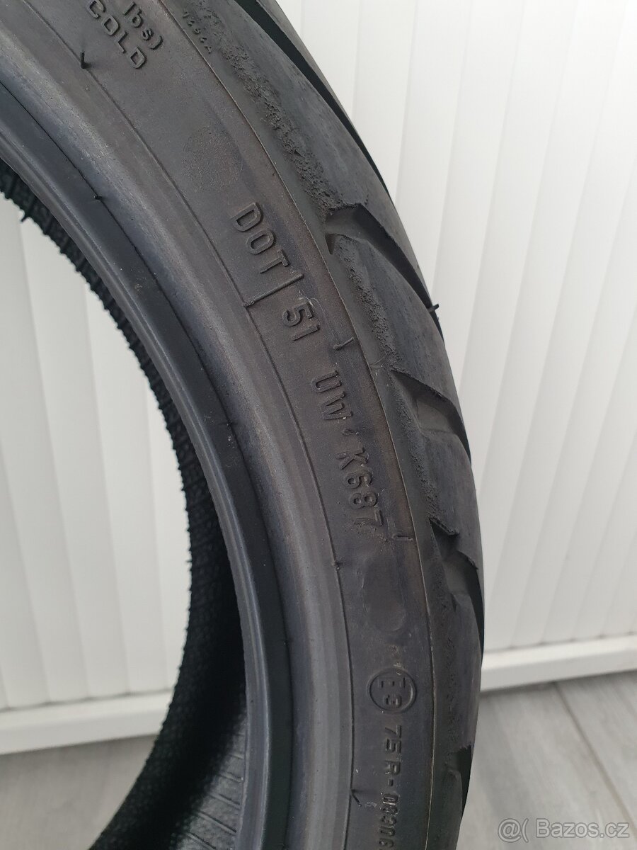 Pneumatiky - sada Pirelli Angel st 190/50-17 a 120/70-17 - 3