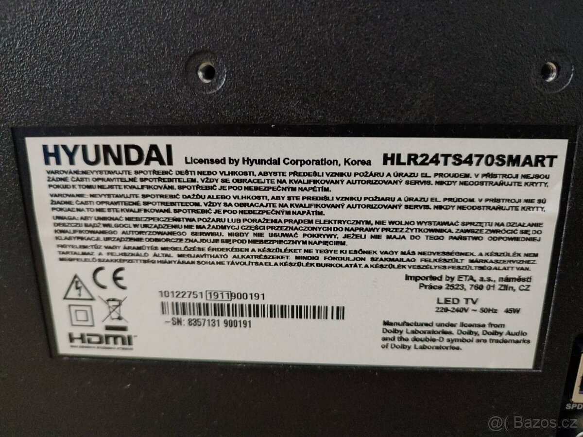 24" Hyundai HLR24TS470 SMART - 3