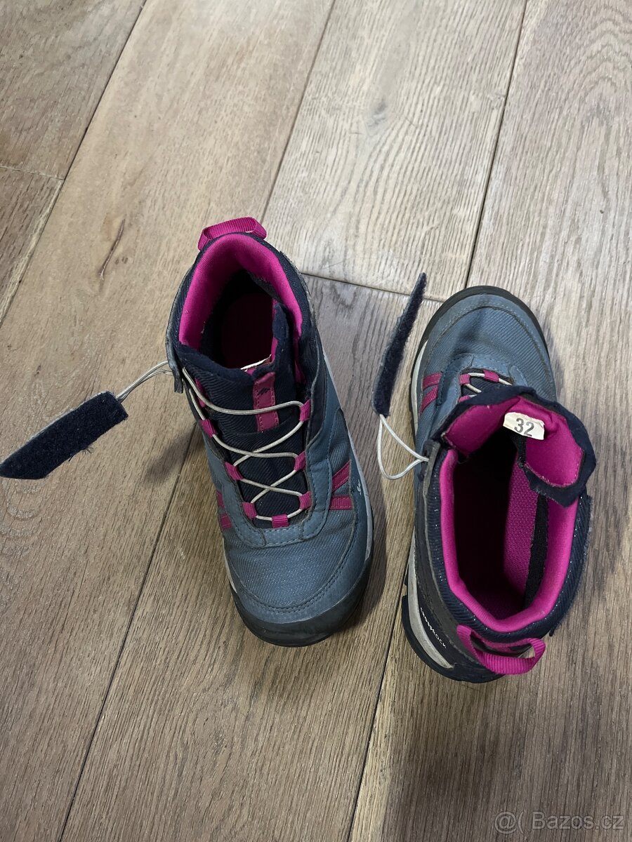 Turistické kotníčkové boty Queschua, vel. 32 a 36 - 3