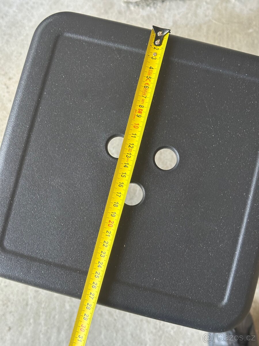 Barová stolička židle černá, plast - 3