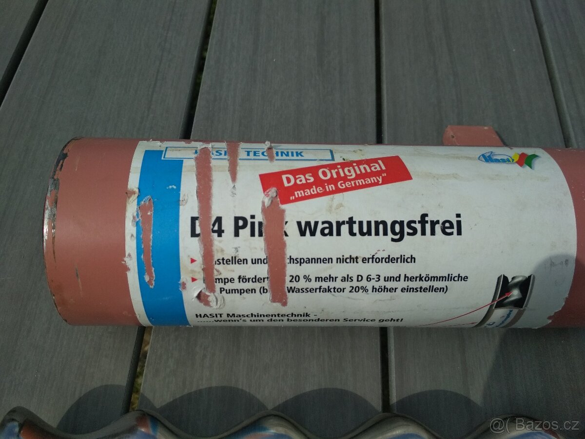 Hasit šnek na omítání D4 + pouzdro - 3