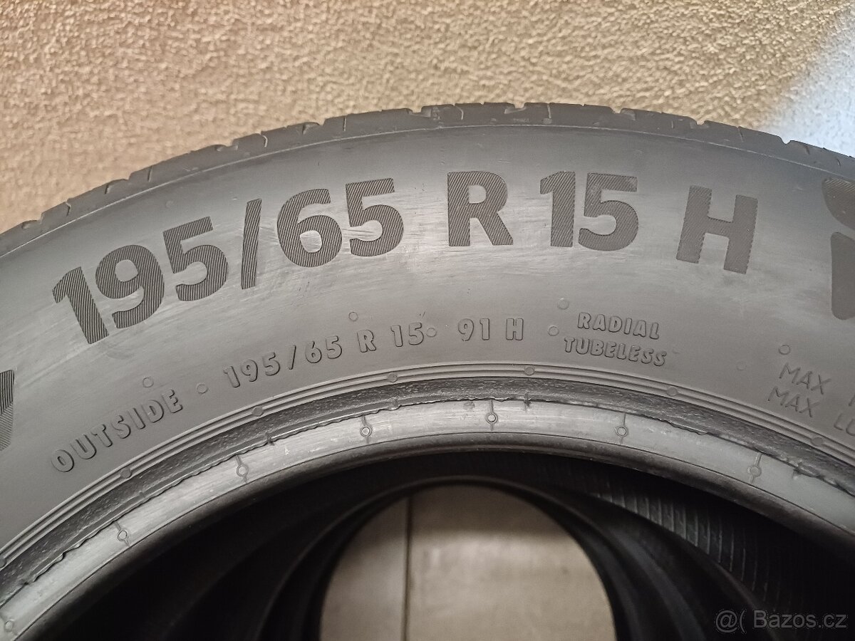 LETNÍ pneu Continental 195/65/r15 4ks - 3