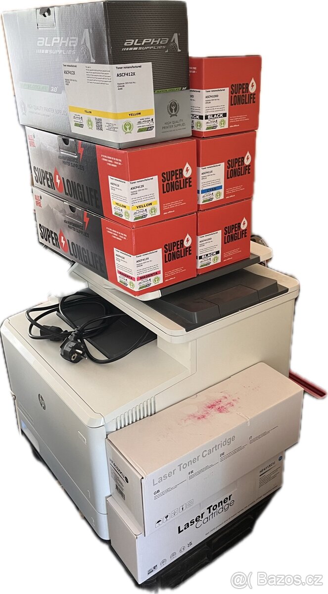 HP Color LaserJet Pro MFP M477fdn + tonery - 3