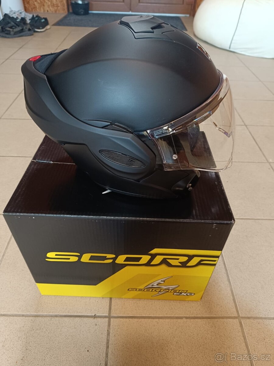 Motocyklová přilba Scorpion EXO -TECH EVO solid černá - 3