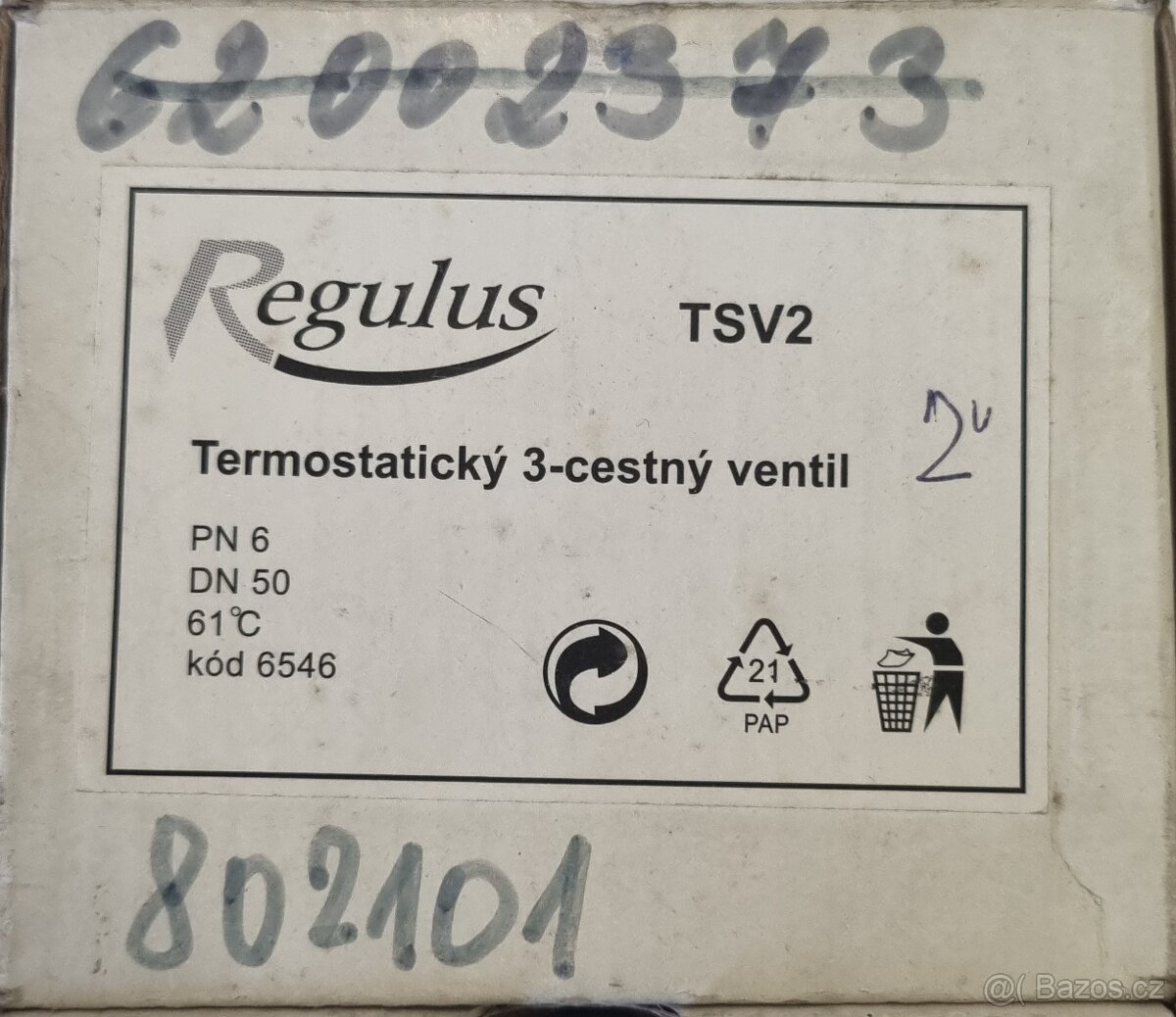 Termostatický 3 cestný ventil 2" Regulus - 3