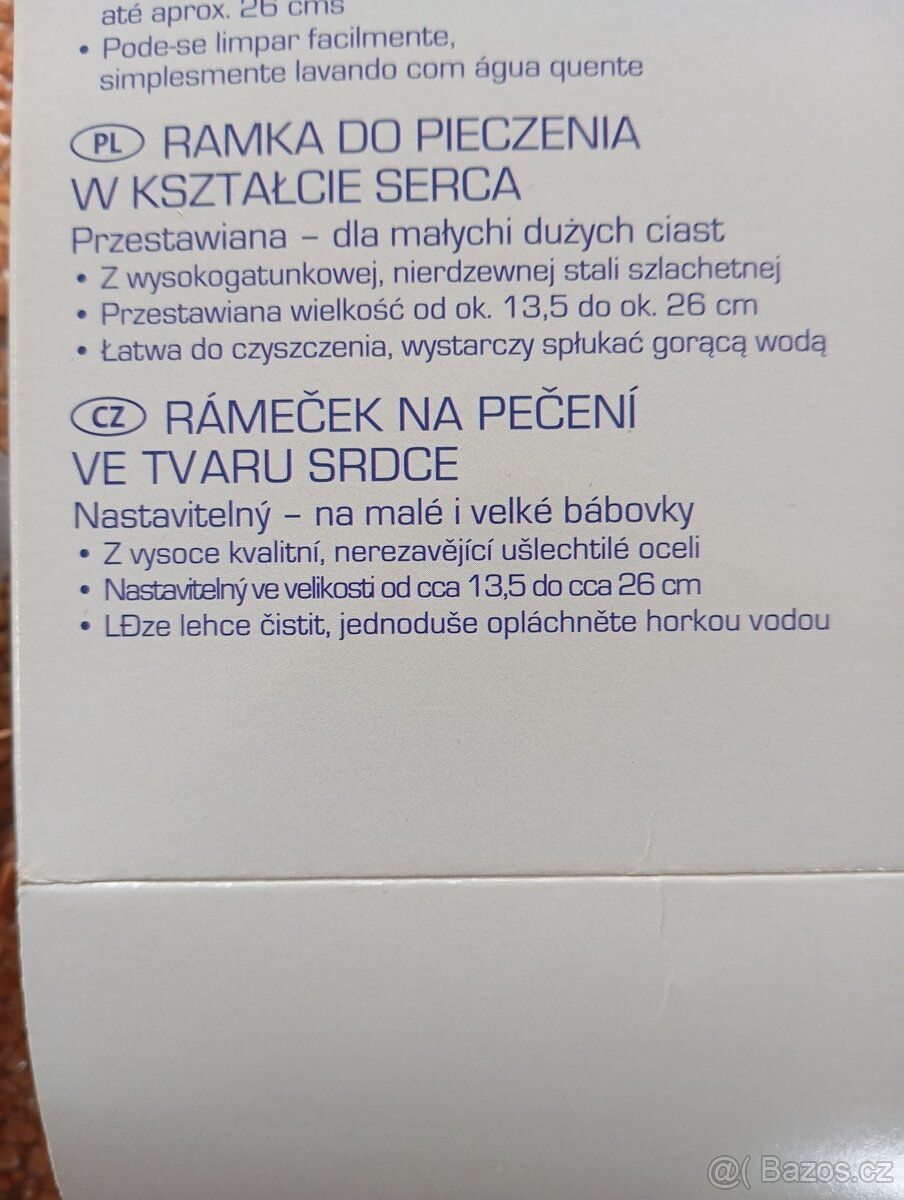 nastavitelná forma srdce - 3