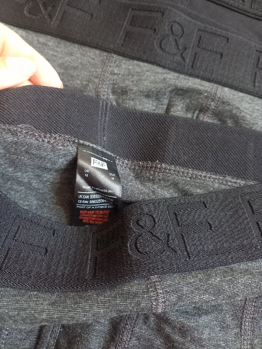 Pánské boxerky vel M 6ks nové - 3