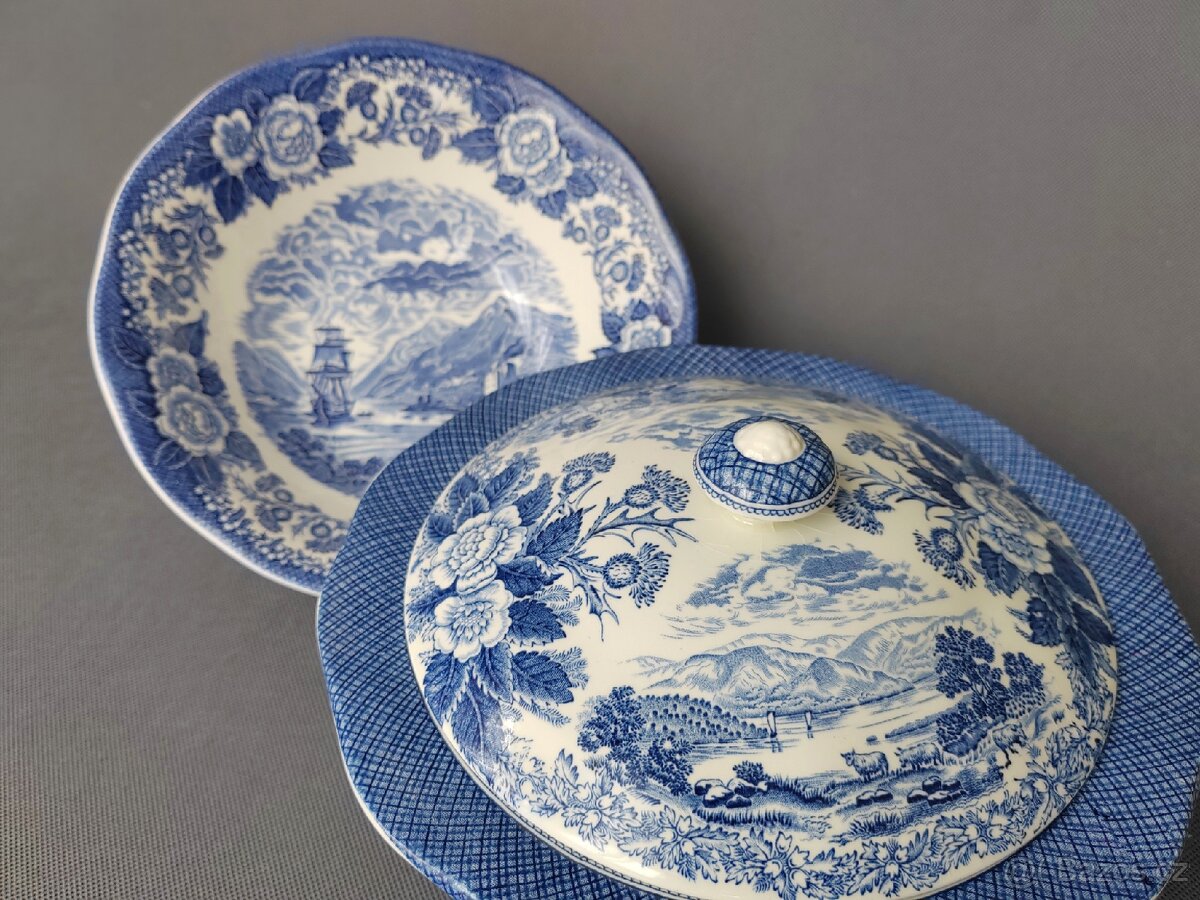 Krásná keramická jídelna sada od Enocha Wedgwood Anglie - 3