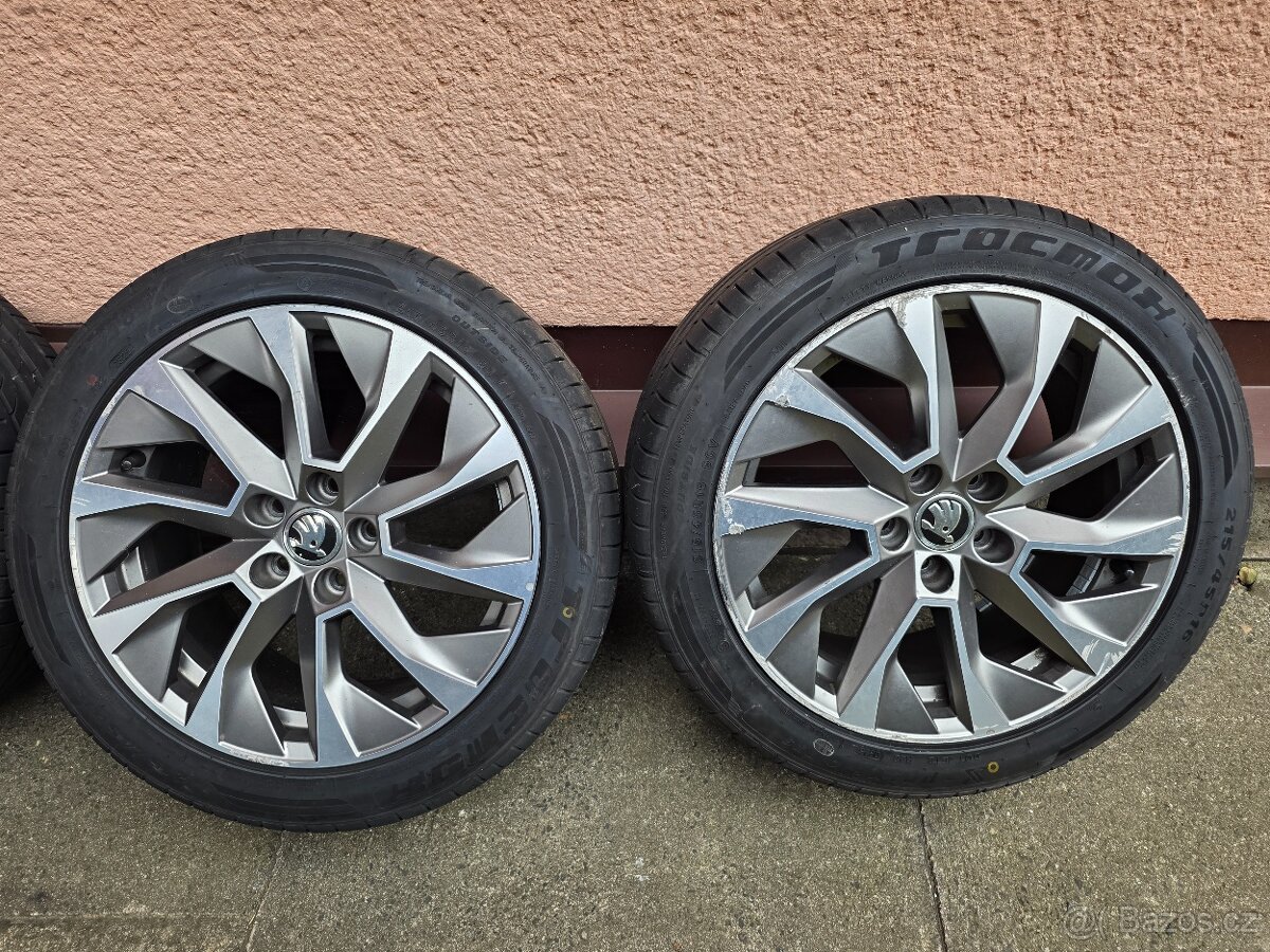 Alu kola Škoda Fabia 3 / Rapid Monte Carlo + letní pneu 90% - 3