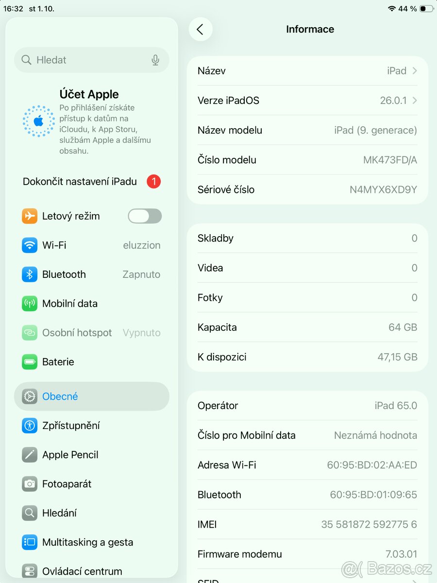 iPad 10.2 SIM LTE: SKVĚLÝ STAV, CZ, Office, ZÁRUKA 12 měsíců - 3