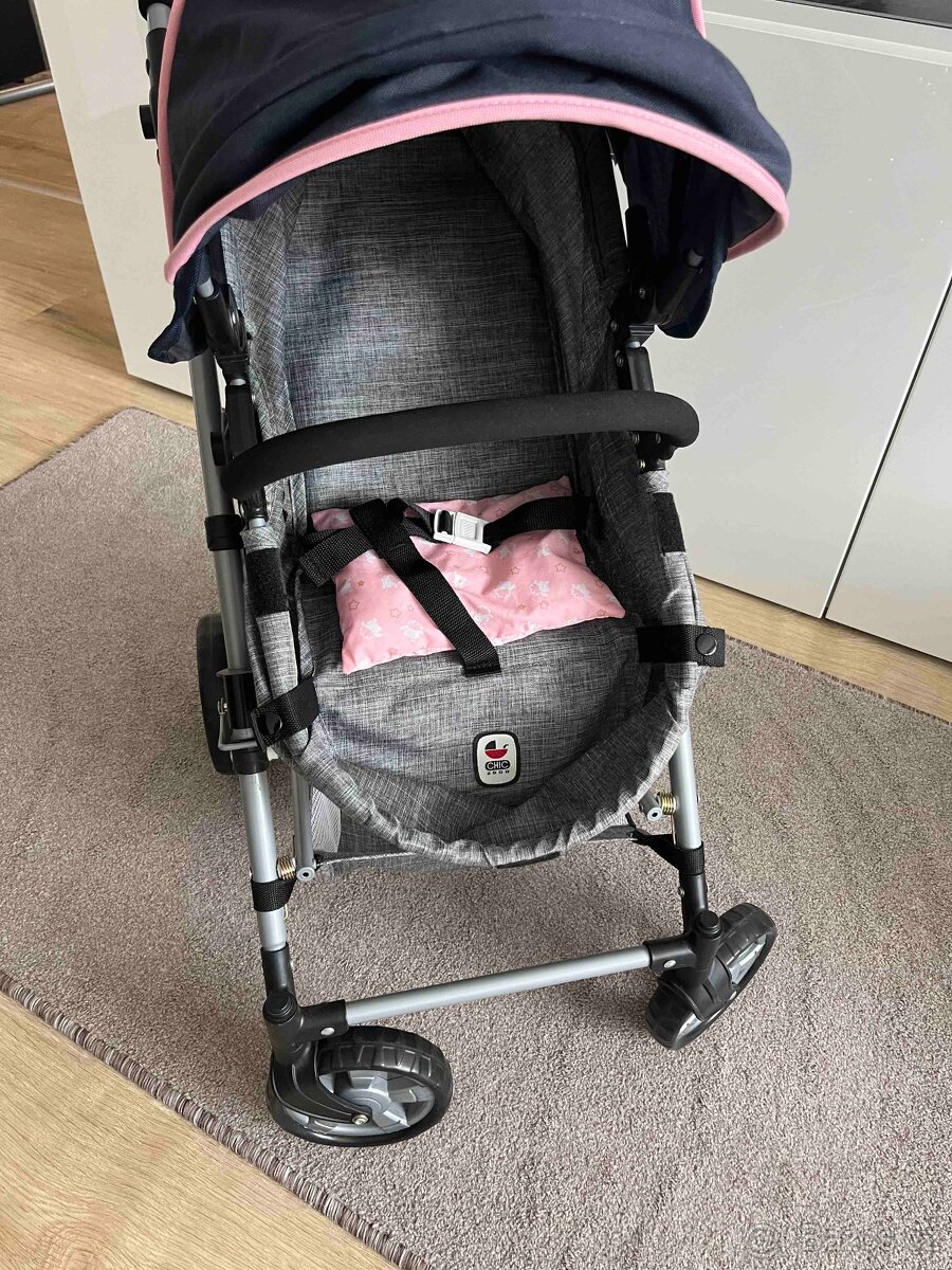 Kočárek na panenku zn. Chic - téměř nový - 3