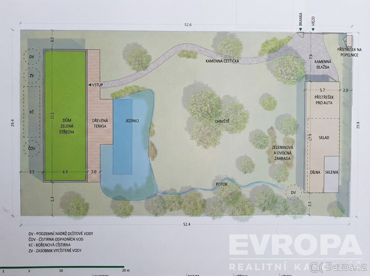 Stavební pozemek 1 495 m² se stavebním povolením – Březová - - 3