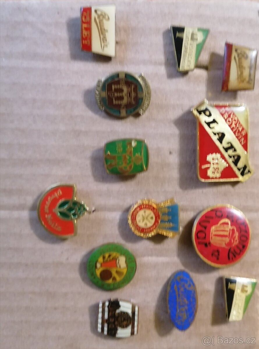 Odznaky pivovaru 13ks - 3