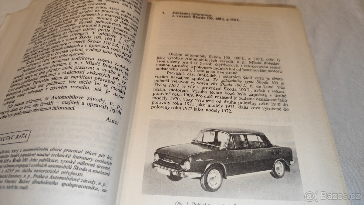 Škoda 100 110 110R manuál údržba opravy veterán Š100 Š110 R - 3