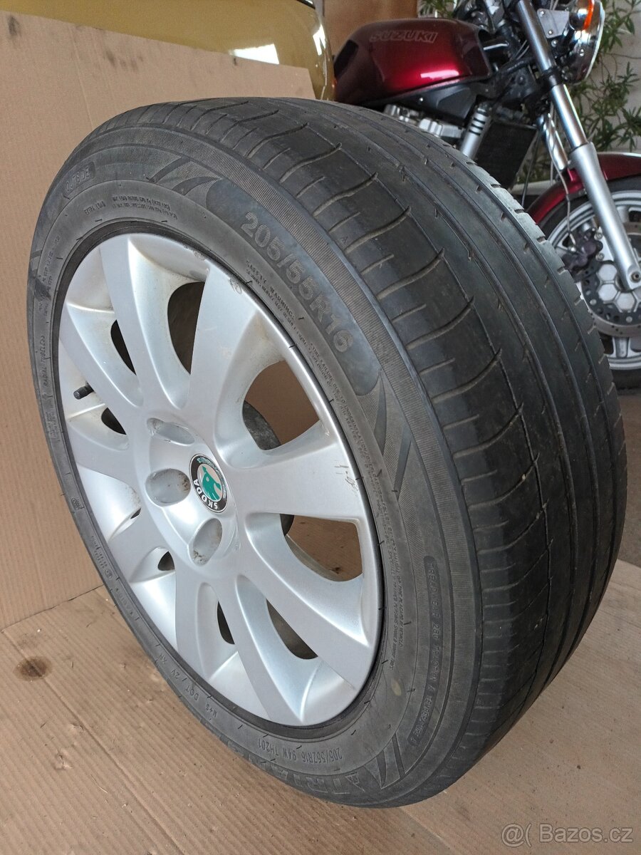 ORIGINÁLNÍ HLINÍKOVÝ DISK ŠKODA SUPERB - 3