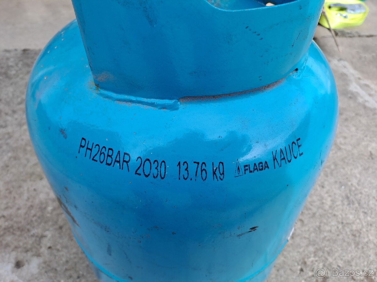 Propan-butanová láhev 10 kg - prazdná - 3