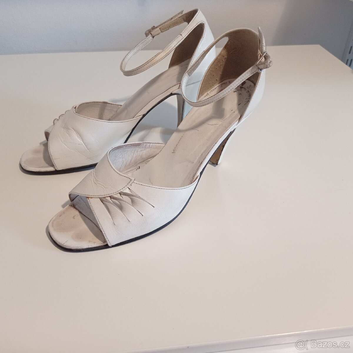 Prodám dámské kožené boty bílé - 3