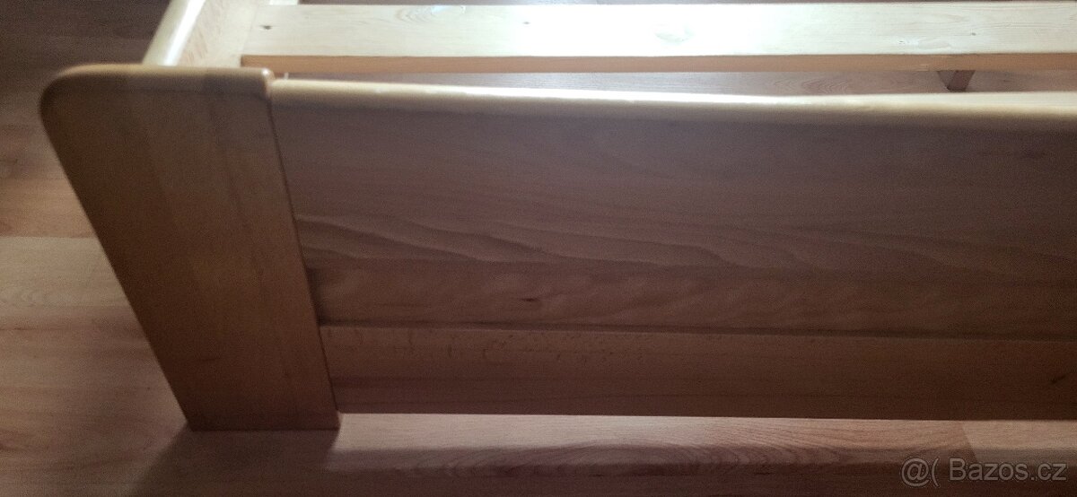 MANŽELSKÁ Postel - masiv buk 200×180cm - 3