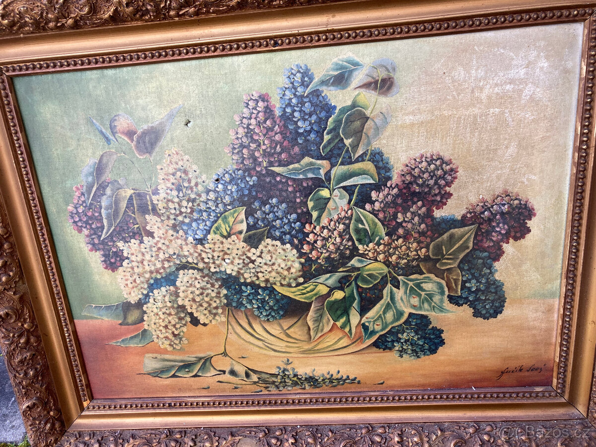 Obraz starý na plátně - 3