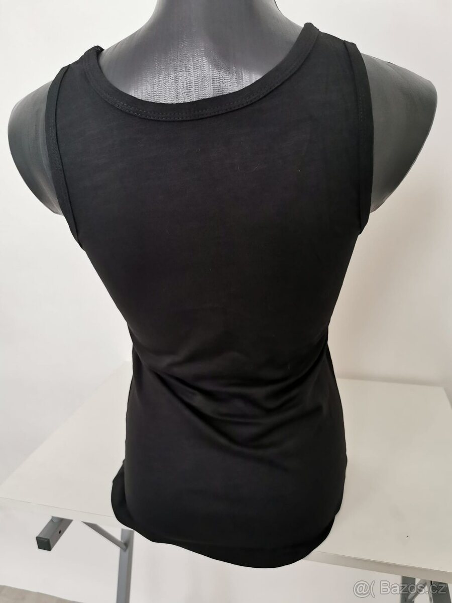 Dámský černý top - Vel. S-S/M - 3