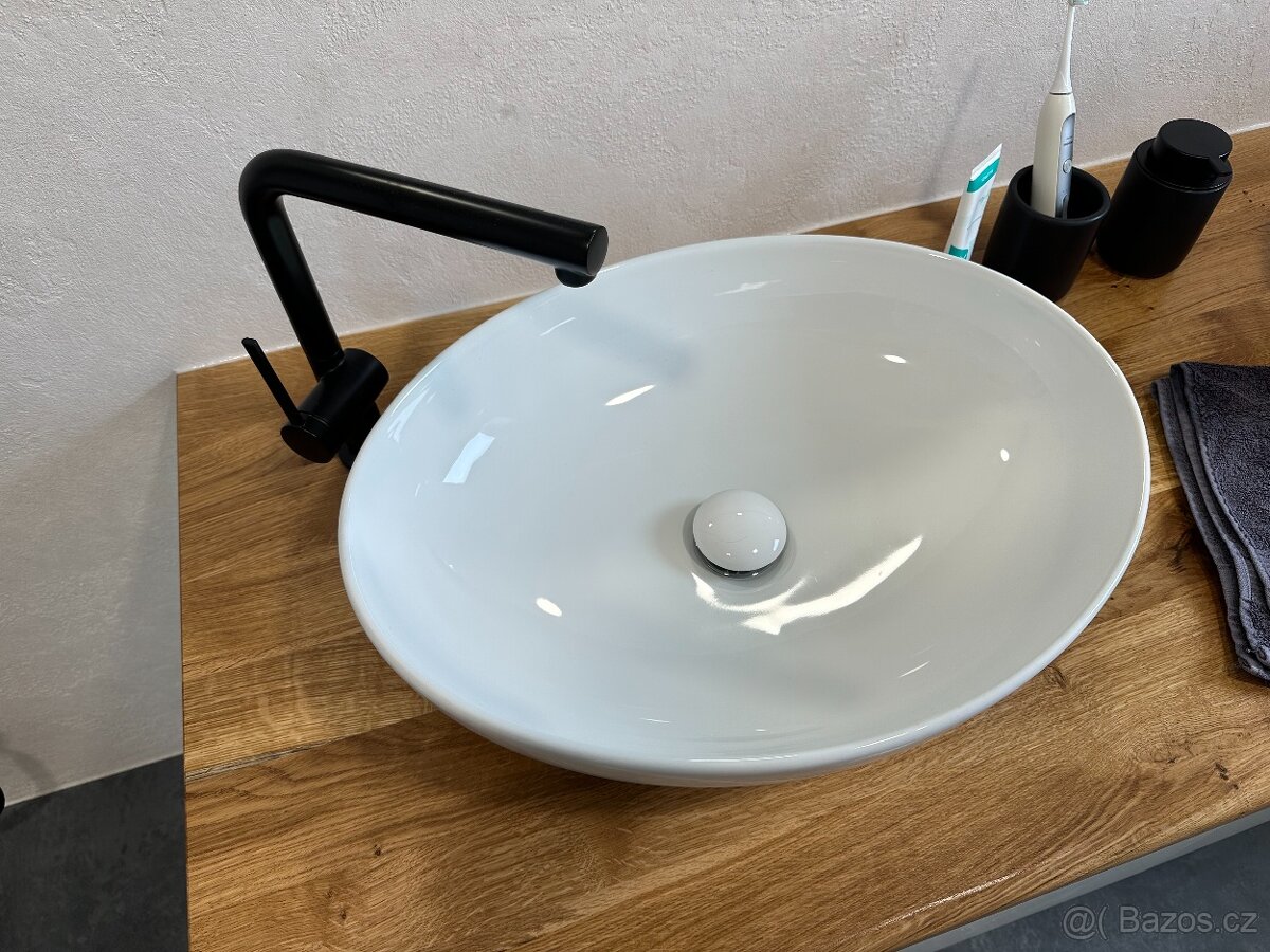 Umyvadlo na desku + výpusť SAPHO - NOVÉ - 3