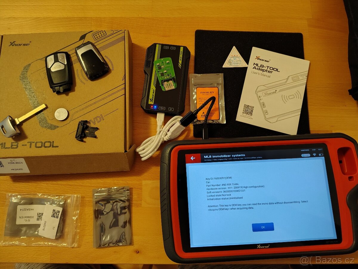 Klíč pro VAG vozy na MLB platformě - 3