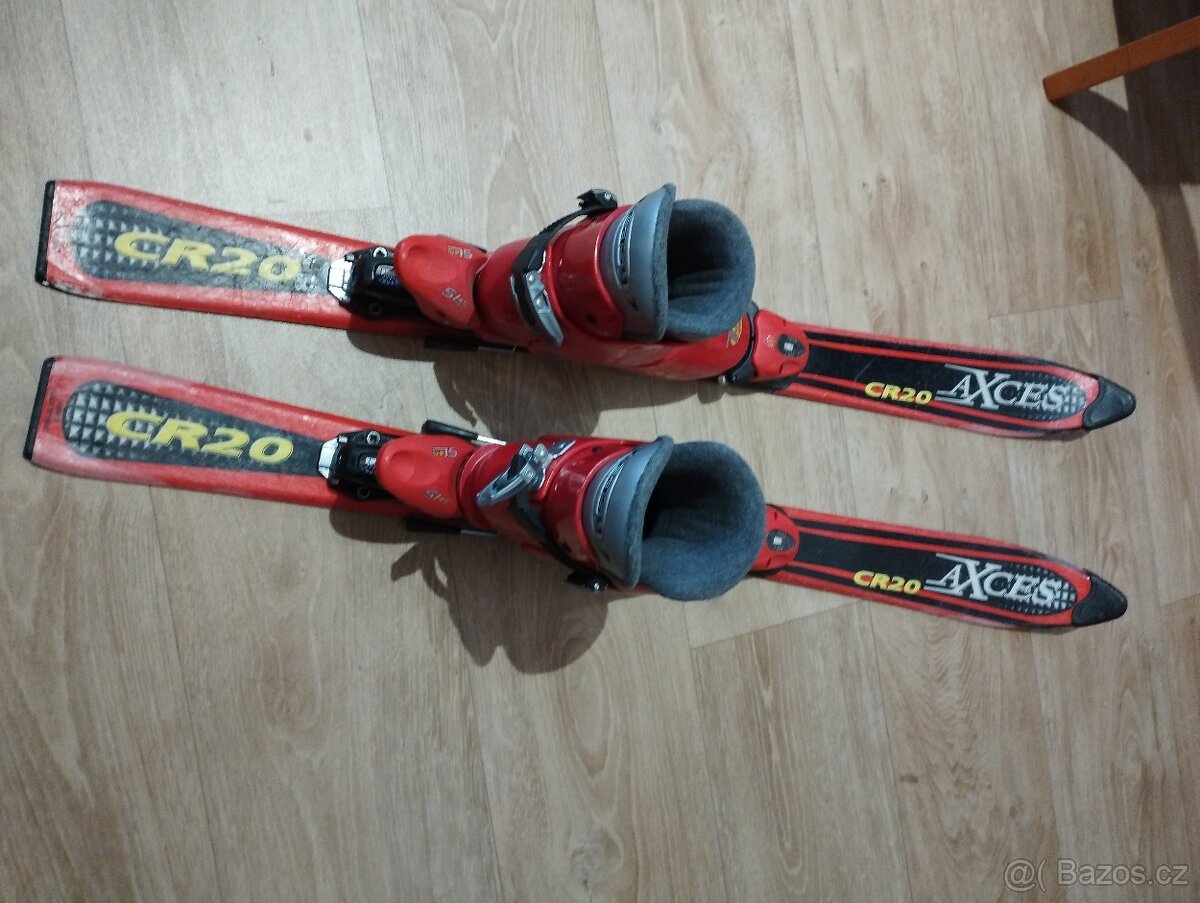 Dětské lyže 100cm s botami - 3