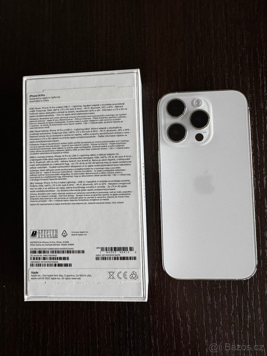 iPhone 14 Pro 512 GB Silver TOP STAV - 3