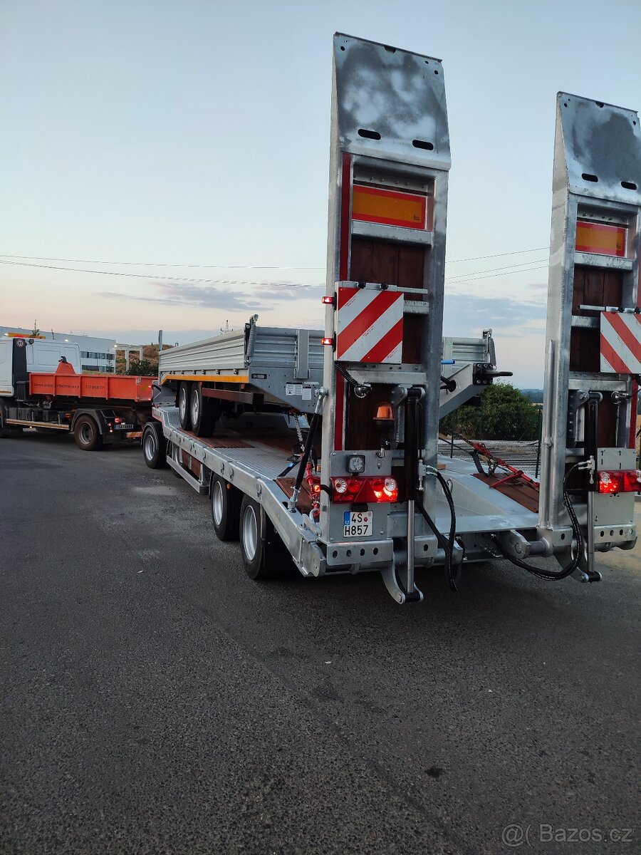 SLEVA přepravník strojů podvalník vlek točnicový - 3