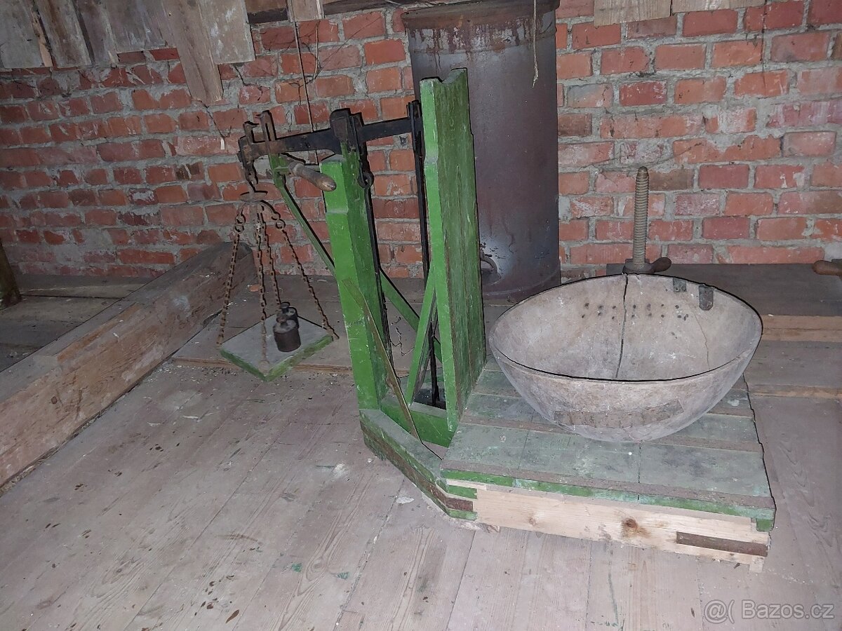 Starožitná váha decimálka - 3