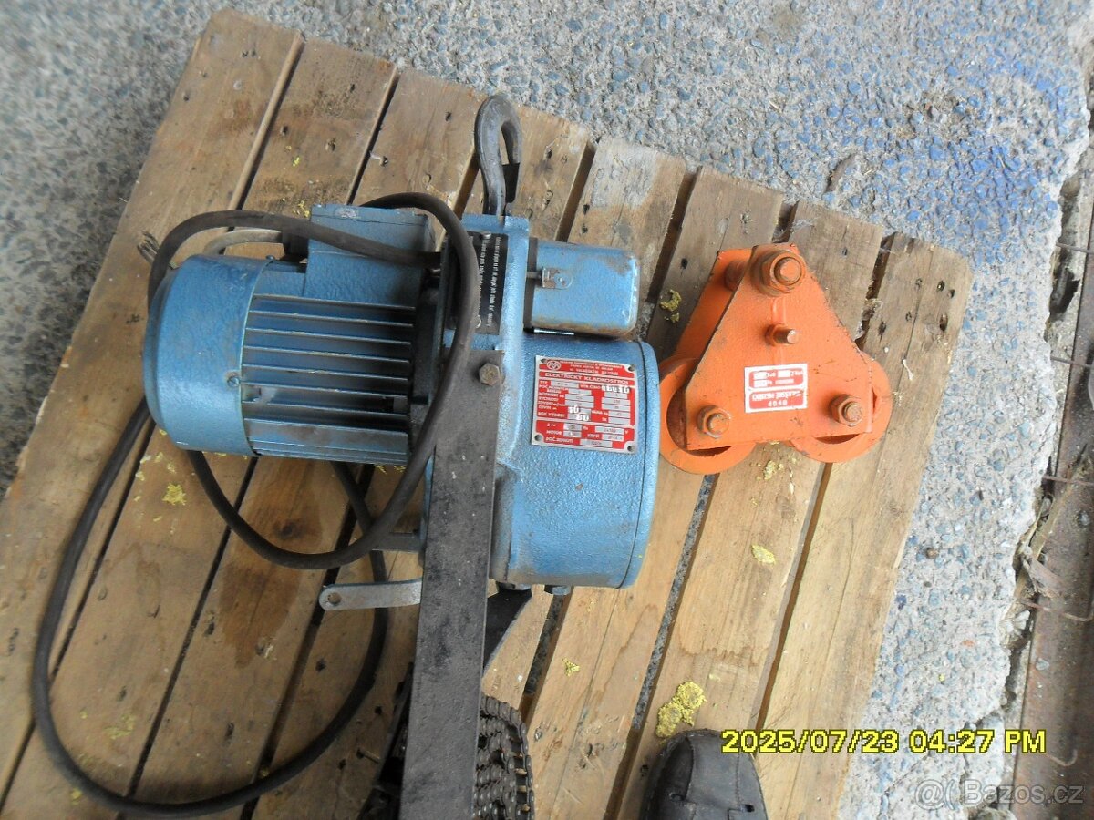 Eletridký kladkostroj - 3