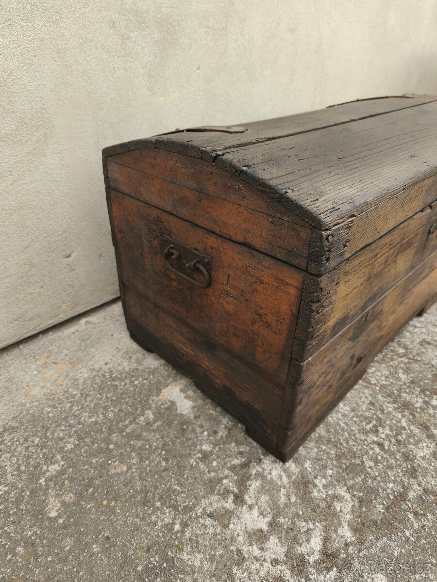 Starožitná truhla, 71x37x39 cm - 3