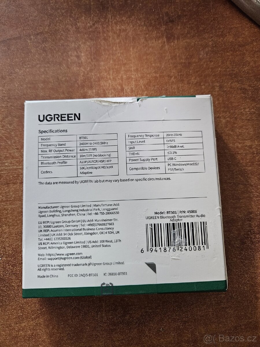 Ugreen Bluetooth transmitter - 3