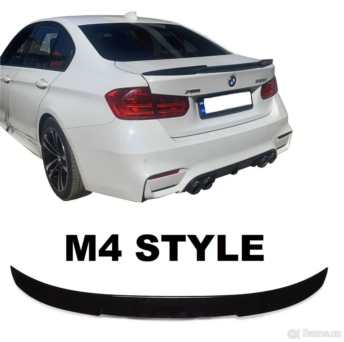 bmw f30 for sedan M3 spoiler - 3