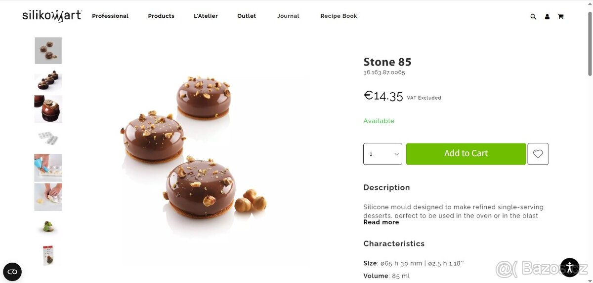 Silikonová forma Silikomart Stone (nová nepoužitá) - 3