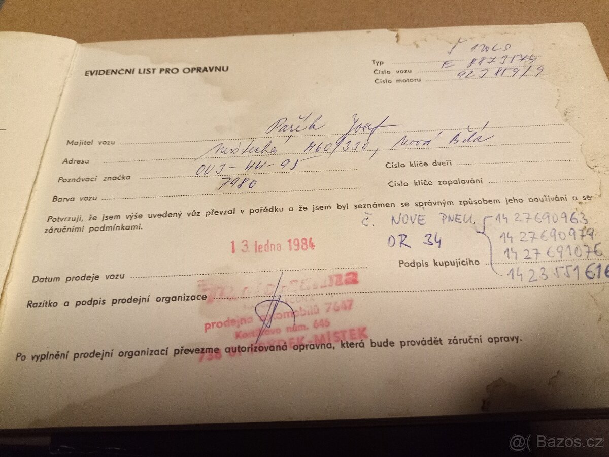 Návod k obsluze, záruční list škoda 105 120 - 3