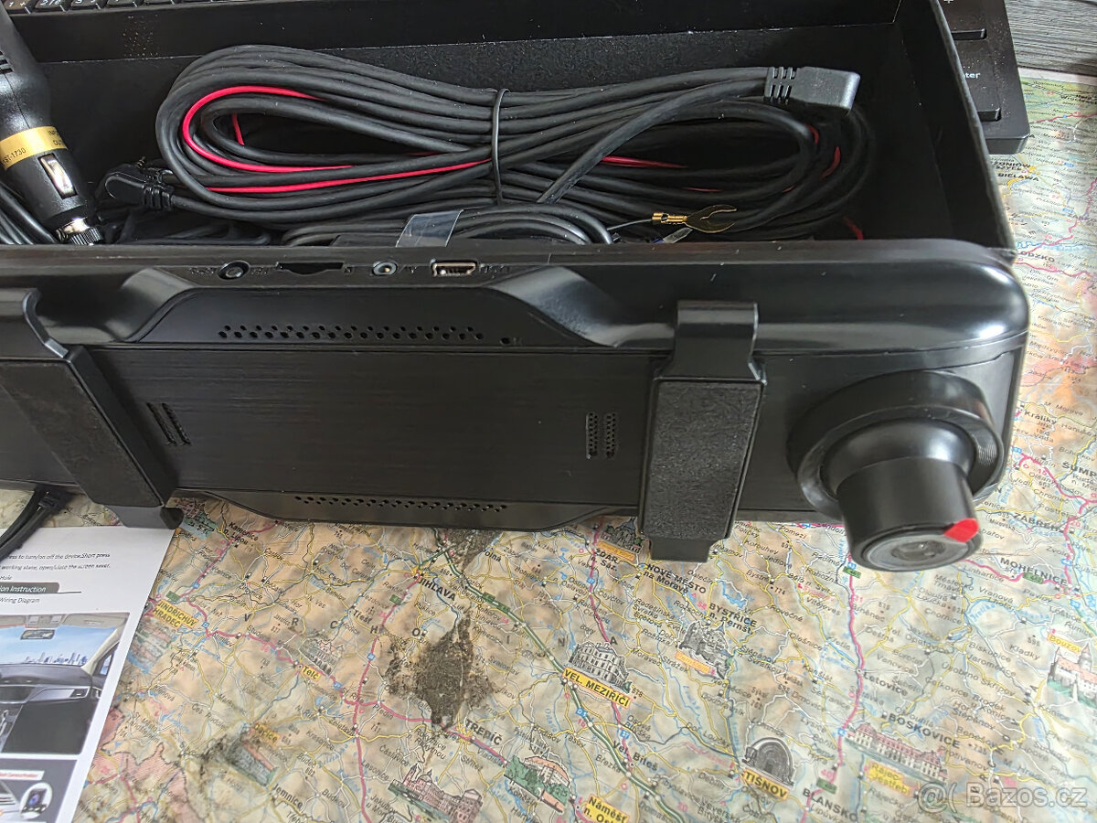 Dash cam, duální zpětné zrcátko - 3
