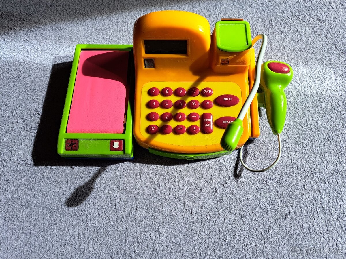 Hra i karty počítání, kasa, dřevěnne koleje - 3