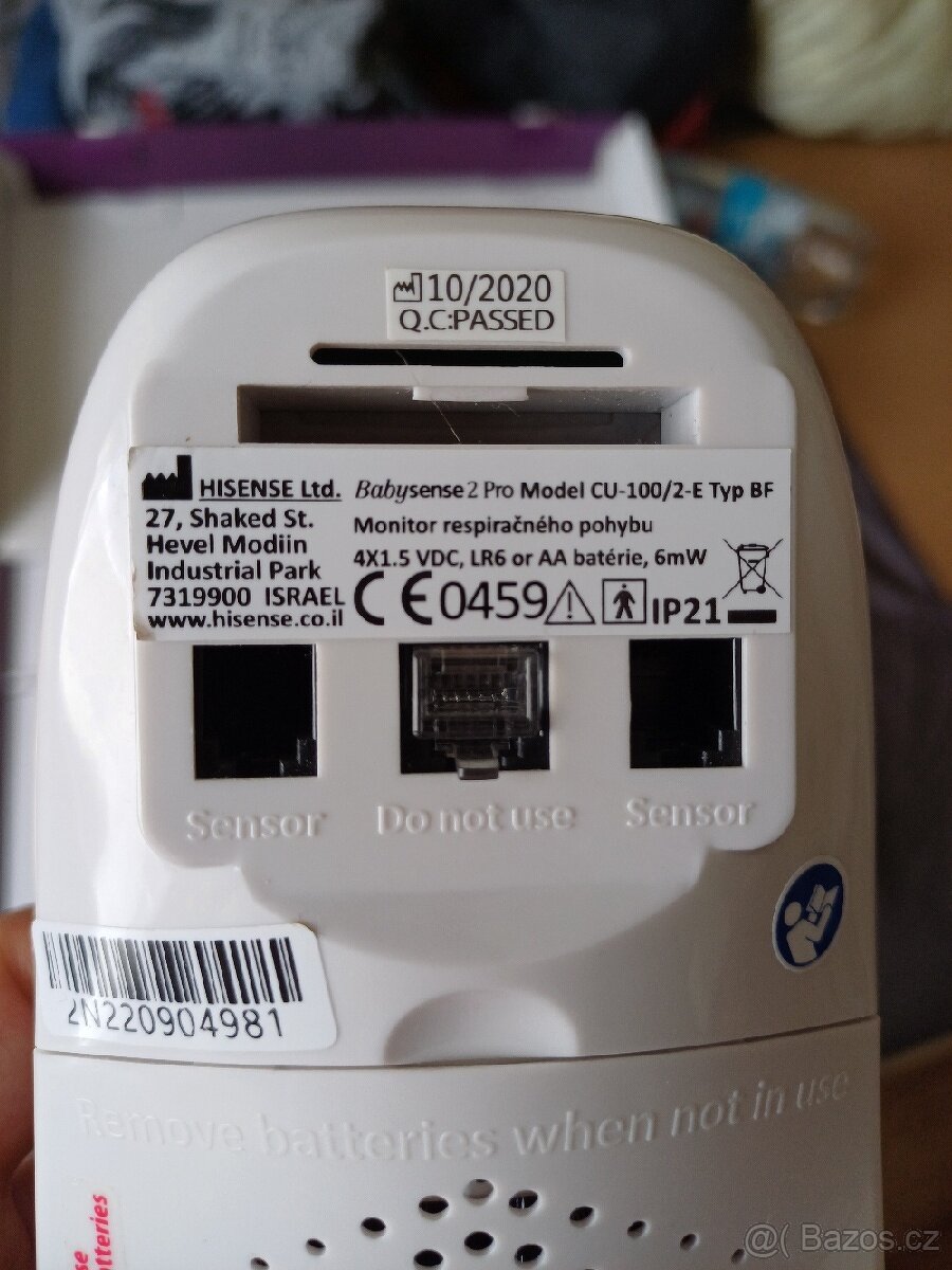 BabySense 2 Pro monitor dechu - 3