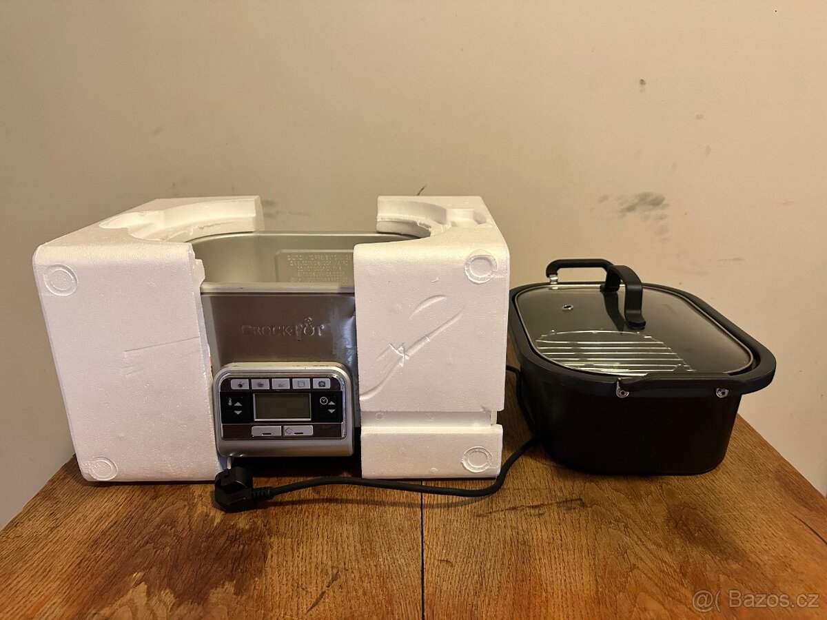 Multifunkční hrnec CrockPot (5,6ll) + NÁDOBA NAVÍC-TOP STAV - 3