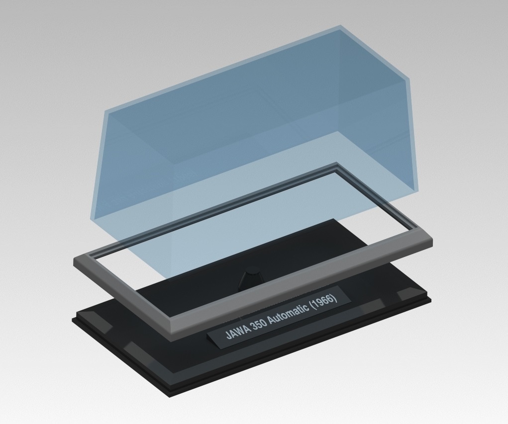 Plexi box pro modely Jawa ABREX 1:18 - 3