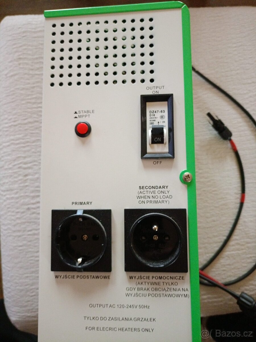 fotovoltaické panely 270W a inventer Green Boost 3000 - 3