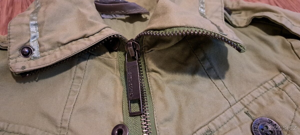 PODZIMNÍ BAVLNĚNÁ/PLÁTĚNÁ BUNDA zn. GIRL ZONE vel. XS/ 152 - 3