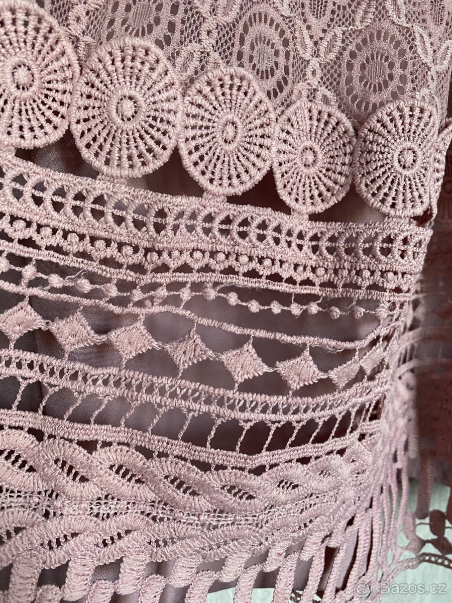 Nádherné krajkové šaty 36 - 3