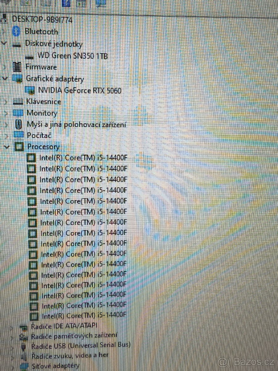 Nové herní PC i5 14400f/32DDR5/RTX 5060/1TBssd/win 11 záruka - 3